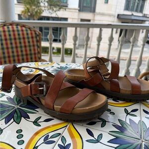 Sam Edelman Brown Strappy Sandals